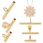 3pcs 3 styles 925 convertisseur de broche en pendentif en argent sterling, convertisseur de broche en collier, 1Tuyau en silicone (pièce)