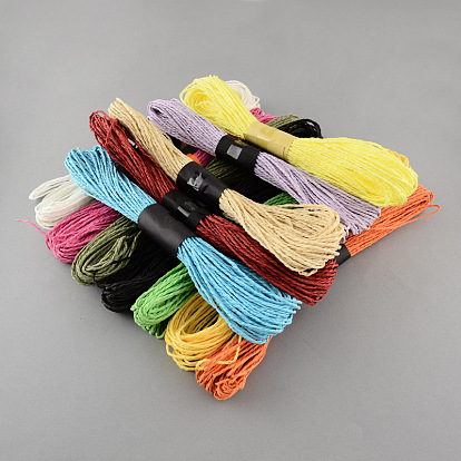 Mixed Color Twisted Paper Cord, For Paper Craft