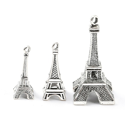 Подвески из сплава в тибетском стиле , Эйфелева башня, без свинца и без кадмия