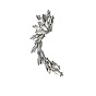 Sweet and Cool Diamond Outline Elf Ear Cuff - Exaggerated Single Alloy Earring for Women.