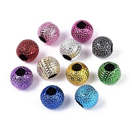 УФ-покрытие непрозрачные акриловые европейские бусины, бусины с большим отверстием, радужный, рондель
