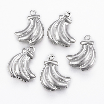 304 Stainless Steel Pendants, Banana