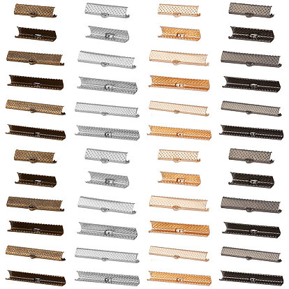 72шт 12 стиль железные концы ленты, прямоугольные