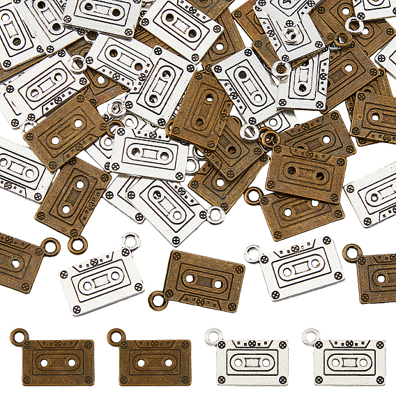 60шт 2цвета сплав подвеска, лента