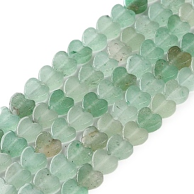 Natural Green Aventurine Beads Strands, Heart