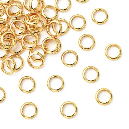 SHEGRACE Brass Linking Rings, Ring Shape, Cadmium Free & Nickel Free & Lead Free