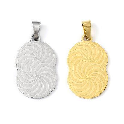 201 Stainless Steel Pendants, Tornado Charm
