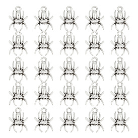 100 шт. Подвески из сплава в тибетском стиле, без свинца и без кадмия, паук