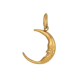 304 подвески из нержавеющей стали, лунное очарование, ионное покрытие (ip), долговечный