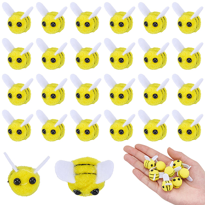 60шт. пчелы полиэстер шерсть помпон шар, для шапок обувь шарфы подвески на сумку аксессуары