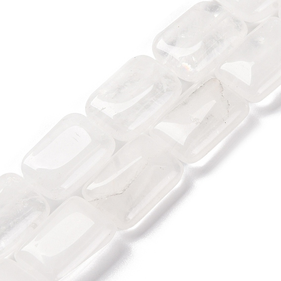 Природных кристаллов кварца бисер нитей, прямоугольные бусины из горного хрусталя