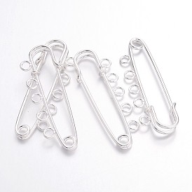 Железа килт контакты, фурнитура для броши, 16x50 мм, отверстие : 3 мм