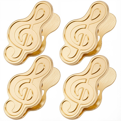 4 шт. зажимы для музыкальных нот из цинкового сплава, для бумажного документа, школьные офисные принадлежности