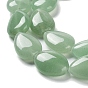 Natural Green Aventurine Beads Strands, Teardrop