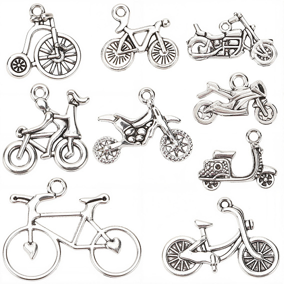 72 шт 9 стили подвески из сплава в тибетском стиле