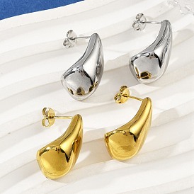 304 серьги-капли из нержавеющей стали для женщин