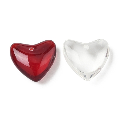 Подвески из полимерной смолы, сердце