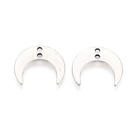 Подвески-коннекторы в виде полумесяца из сплава, двойные рога