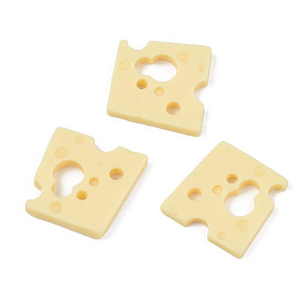 Opaque Resin Decoden Cabochons, Play Food, Imitation Food, Cheese
