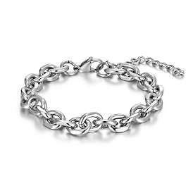 Stainless Steel Cable Chain Braclets