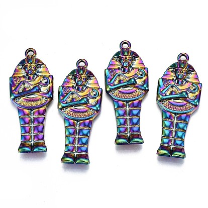 Plated Alloy Pendants, Cadmium Free & Lead Free, Pharaoh