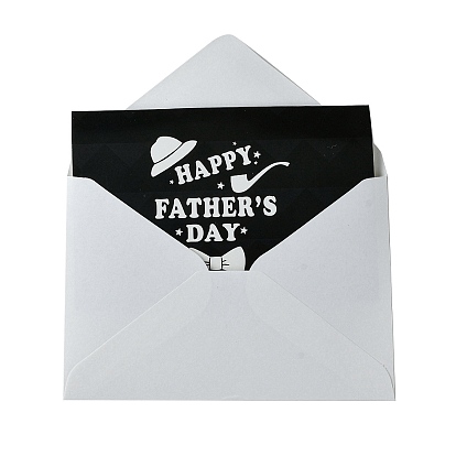 Подарочные карты на день отца, с конвертом и наклейкой