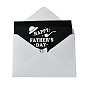 Подарочные карты на день отца, с конвертом и наклейкой