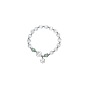 Fortune Pendant Bracelet for Women, Imitation Hetian Jade Pearl Bead Bracelet