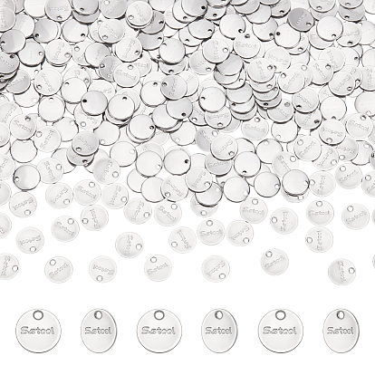 300 шт. 304 подвески из нержавеющей стали, падение удлинителя цепи, плоско-круглые