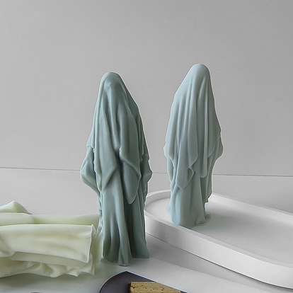 Силиконовые формы для свечей в виде человека в маске, для изготовления свечей своими руками, человек