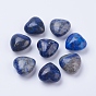 Natural Gemstone Heart Love Stones, Pocket Palm Stones for Reiki Balancing