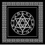 Non-woven Tarot Tablecloth for Divination, Tarot Card Pad, Pendulum Magic Pentacle Runes Cloth, Square, Black, Constellation/Star of David Pattern