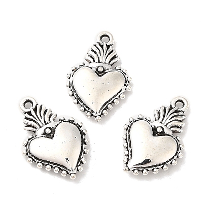 Сплавочные подвески тибетского стиля, сердце