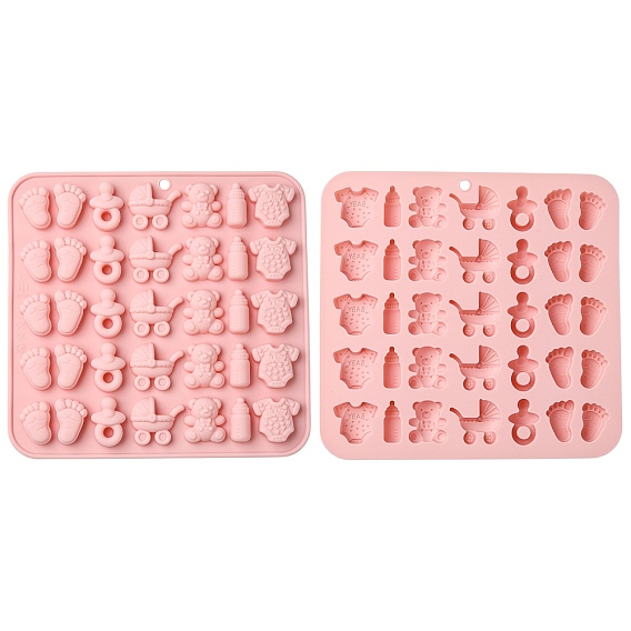 2шт. силиконовые формы на детскую тематику