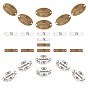 80Pcs 4 Style Tibetan Style Alloy Links Connectors, Mixed Shapes