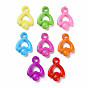 Opaque Acrylic Pendants, Heart
