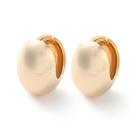 Стойка покрытие овальные латунные серьги-кольца долговечные покрытие