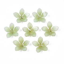 Des perles en plastique, fleur