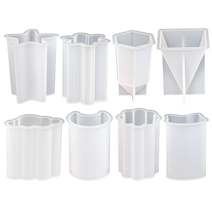 Силиконовые формы для свечей своими руками, изготовление украшений, для изготовления свечей, белые