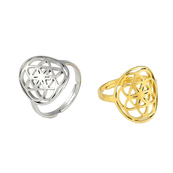 201 регулируемые кольца из нержавеющей стали для женщин