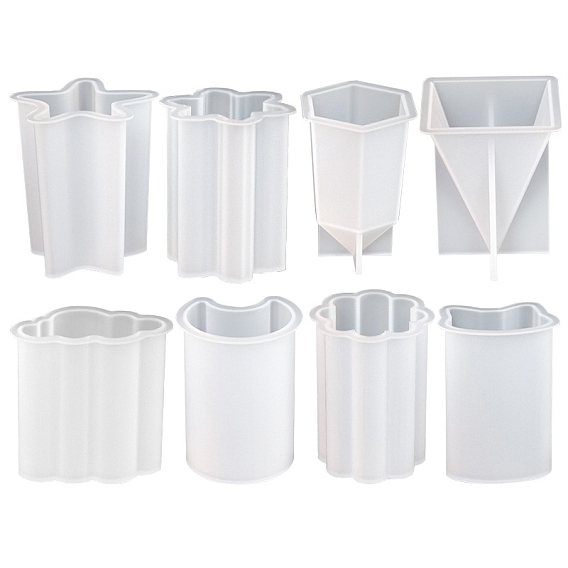 Силиконовые формы для свечей своими руками, изготовление украшений, для изготовления свечей, белые