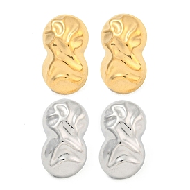 Арахис 304 серьги из нержавеющей стали, серьги-гвоздики для женщин