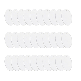 Прозрачные акриловые заготовки большие подвески, для брелка, плоско-круглые