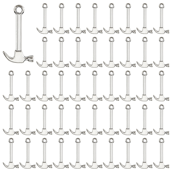 80 шт. Подвески из сплава в тибетском стиле, молоток