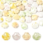 40Pcs 4 Colors Shell Shape Handmade Porcelain Beads
