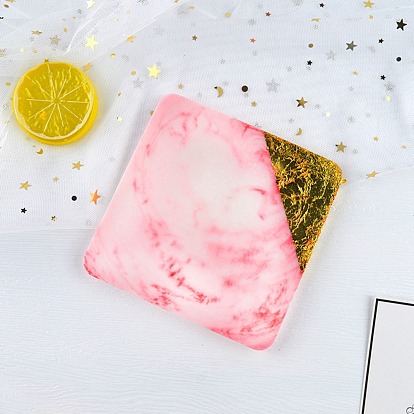 DIY Square Cup Mat Silicone Molds,  Resin Casting Molds, For UV Resin, Epoxy Resin Craft Making