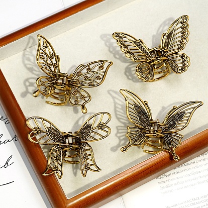 Сплав клипы коготь волос, аксессуары для волос для женщин и девочек, бабочка