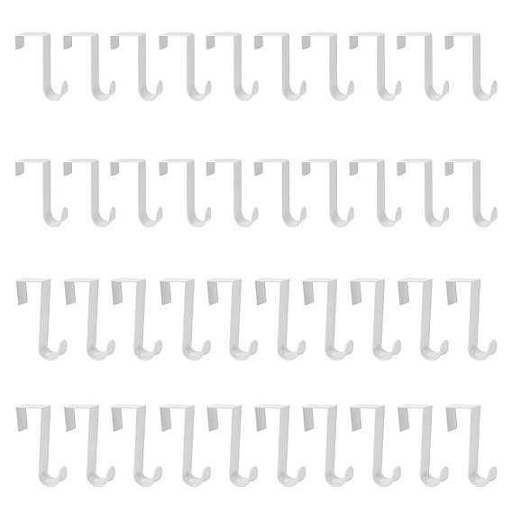 40Pcs 2 Styles Plastic Radiator Hook