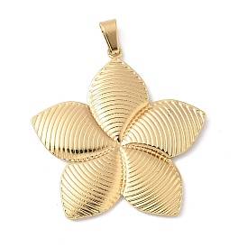 304 подвески из нержавеющей стали, цветок, ионное покрытие (ip)