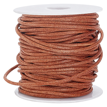 20ярды окрашенных распылением шнуров из коровьей кожи, с пластиковыми бобин